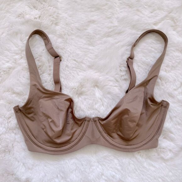 Cuup Scoop Plunge Bra 30D - Nude - Picture 1 of 3